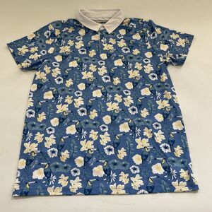 Tipsy Elves Hawaiian Shirt Button Up XL TOUCAN Beachy Surf Golfing Preppy Floral
